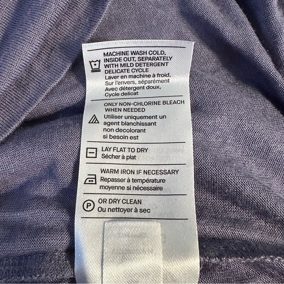 Vince Long Sleeve Knit Relaxed Crew Neck T-Shirt size XXXL Modal NWT - Picture 12 of 13